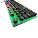 کیبورد گیمینگ سیم دار SHIPADOO مدل K500 دکمه گرد