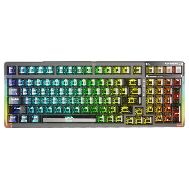 کیبورد مکانیکال سه حالته آئولا مدل F98 RGB