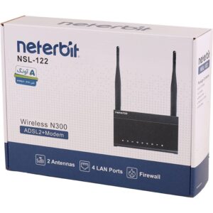 مودم روتر نتربیت Neterbitمدل NSL-122 اورجینال با 3 سال گارانتی