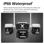 دوربین ضد آب دوربین سیمکارتی 3 لنز چرخشی اوکم پرو o-kam pro با سه زاویه متفاوت