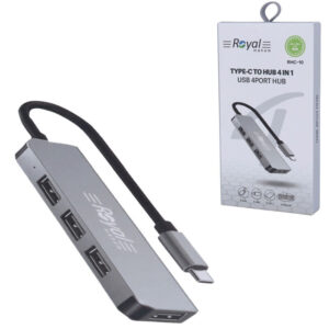 هاب 4 پورت Type-C رویال RHC-10