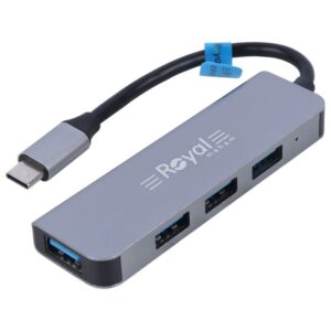 هاب 4 پورت Type-C رویال RHC-10