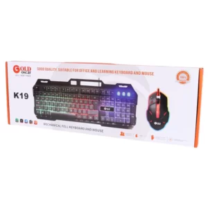موس و کیبورد گیمینگ گلد اسکار مدل K19
