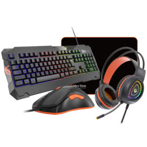 پک گیمینگ کیبورد و ماوس و هدست و پد ماوس میشن Meetion مدل C505