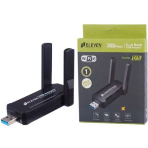 دانگل وای فای WIFI دو آنتن ELEVEN الون مدل D15