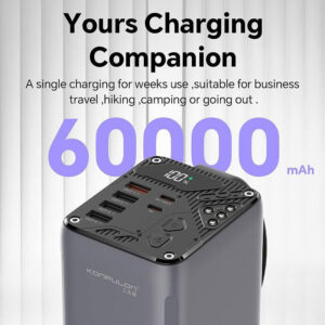 پاوربانک کانفلون مدل A47Q ظرفیت 60000 میلی آمپر ساعت