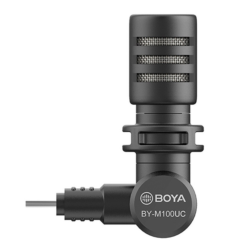 Boya BY M100UC Type C Mininature Condenser Microphone 4
